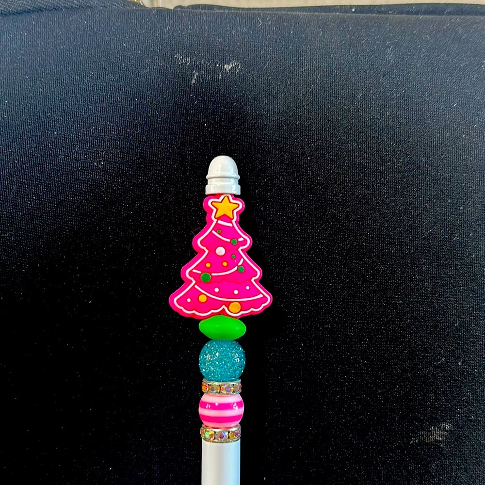 Christmas tree (Pink) ink pen